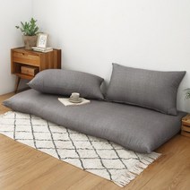 웰베딩 시리얼 대방석 2인 세트(솜포함), 2인세트 그레이