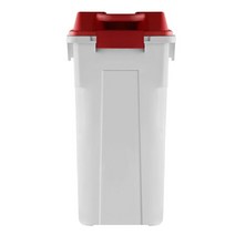 사무실 야외 분리수거 핸들 휴지통 쓰레기통 1P /60L 레드