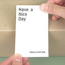 HAVE A NICE DAY선물포장 스티커 라벨 박스봉인씰 50p