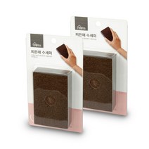 생활미소 찌든 때 묵은 때 탄냄비 수세미, 2개