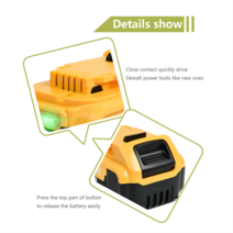 DeWalt 20V 6.0Ah MAX XR 배터리 전원 도구 교체 DCB184 3A 볼트, 02 20V12Ah 1PCS