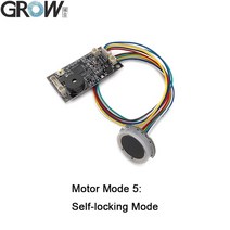 지문인식도어락 무타공 KS200 DC3.7V--6.5V/4 * AA 배터리 모터 출력 지문 제어 보드 + R502-A 지문 모듈, 04 Motor Mode 5