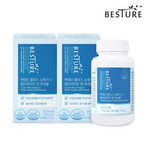베스처 루테인 플러스 오메가3 멀티비타민 앤 미네랄 60캡슐 (2개월분), 75g, 2개