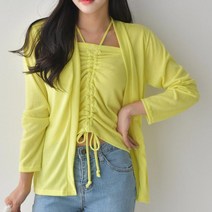 스타일자키 매듭 나시 & 여름 가디건 SET (4color)