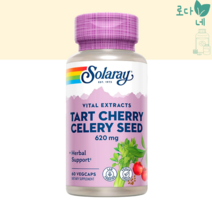 솔라레이 타트체리 셀러리 씨 620mg 60베지캡슐