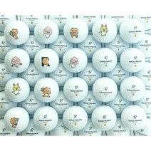 카카오프렌즈 골프공 A+ A 라이언캐릭터 로스트볼, A 등급(3피스)