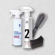 블라스크 휠클린즈 500ml 휠 클리너 세정제 분진 제거제 제거 타이어 갈변 세척 크리너 브러시, 옵션02 블라스크 휠클린즈 500ml 세트
