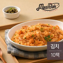 [랭킹닭컴] 맛있닭 닭가슴살 곤약볶음밥(파우치) 김치 200gx10팩, 단품