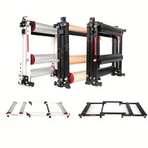 경륜 자전거 로라방 평로라 안전바 실내 사이클 라이딩 고정 저항 훈련 연습 롤러 플랫폼 피트니스, 실버