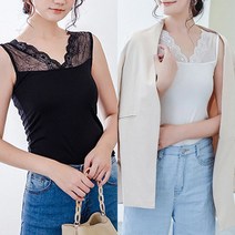 아이우먼 빅사이즈사랑해요 J083L206 투스타일레이스나시 OO