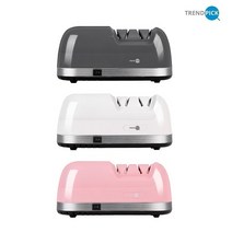 트렌드픽 다이아몬드 전동칼갈이 WT-28D 자동 숫돌 칼가는기계, 색상:핑크