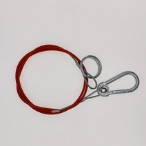 캠핑카제작부품 악세사리 cvp trailer breakaway 안전 케이블 플라스틱 코팅 1 미터 car towing van caravan parts 말 액세서리 heavy, 없음