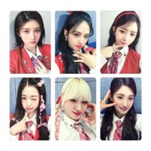신상품 아이브포카 IVE Love Dive 양면 로모 카드 원영 LEESEO LIZ 포토 카드 팬 컬렉션 선물 6개, 파미이브