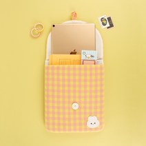 올뉴프레임 버튼 아이패드 파우치 토끼와 곰돌이, RABBIT