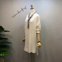 라임브릿지 앙고라 라운드 롱 원피스