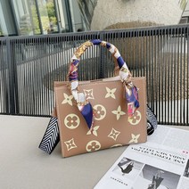 핸드백 뜨개질 가방 diy 핸드메이드 선물 여자친구 생일 선물 여자 아내 절친 커플 밸런타인데이 기념일 고백 삼팔부녀절 창의 여신 낙서 회색 + 제작 강좌, 클래식 카키(재료 꾸러미)+제작 자습서