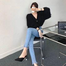[랜덤플레이] 뽀송 골지 브이넥 가디건