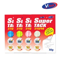 브이텍 슈퍼텍 50g 조각접착제 다용도접착제 본드, 브이텍 조각접착제, 백색