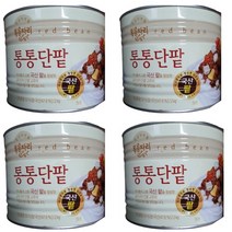 대상에프엔비 복음자리 통통단팥 2kg 4통 국내산 복음자리 팥 팥빙수 재료