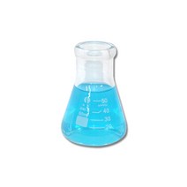 실험용 유리 삼각 플라스크 과학 실험 도구 50ml
