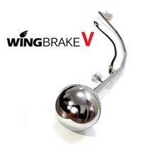 씨드앤트리 윙브레이크 초보운전 보조브레이크 안전브레이크 운전면허 자차 운전연수용(wingbrake), 운전연수용, 실버