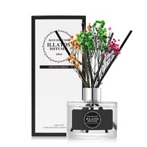 일라토스 프리저브드 안개꽃 플라워 디퓨저 200ml 본품 (플라워포함+리드5p포함), 피톤 포레스트 향