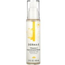 DERMA E Vitamin C Concentrated Serum Hyaluronic Acid 2 fl oz (60 ml)