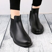 심플한 스타일 남여공용 밴딩 레인부츠 캐주얼 장화 / 배송상품 : 블랙ㅡ245mm (여성레인부츠/헌터레인부츠/여성장화/여자장화/스타일장화 추천)
