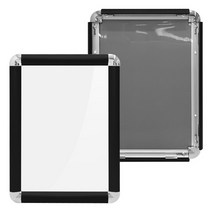 CSF-RB-A4 전면 개폐형 알루미늄 액자 A4 라운드 블랙