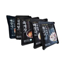 !!TV 방송 상품!! 국물의한수 10팩 육개장2+갈비탕2+뚝배기불고기2+사골황태2+사골우거지2, 단일속성