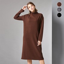 라이브온 홈쇼핑 하이넥 기모 롱 원피스 3종 택1