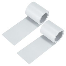 고무 보트 닻 x autohaux 1 롤 2 롤 5x100cm 카약 수리 방수 테이프 패치 풍선 용 pvc 수리 뗏목 풀 카누, 회색 2pcs