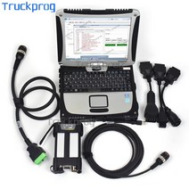 부품 Volvo Vocom II 88894000 + V2.8.130 PTT dev2 VOCOM 2 임팩트 볼보 트럭 굴삭기 로더 진단 도구 CF19, 06 Vocom II CF52