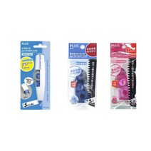 플러스 수정테이프 본체wh605 + 리필10개(wh615R), 본체1+청색리필10