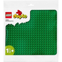 녹색의 LEGO 10980 Duplo 빌딩 플레이트, 농장에서 동물 보호와 함께 번들