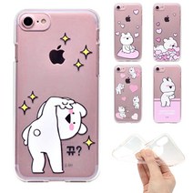 갤럭시J3 2017 케이스 오버액션토끼 투명 젤리 휴대폰 SM-J330