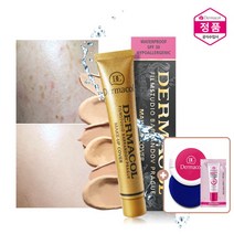 [더마콜] [특별혜택]메이크업 커버 파운데이션+에어퍼프 프라이머 샘플 증정, 상세 설명 참조, 색상:211호