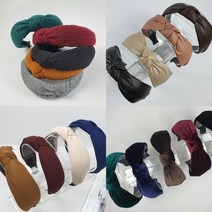 골지 반다나 헤어밴드 매듭 터번 강민경 머리띠