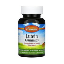 칼슨 랩 천연 루테인 10mg 지아잔틴 2mg 5:1 망고맛 구미 젤리 46개, 1개, 기본