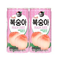 참맑은 복숭아 150ml 30캔 2박스(60캔) 서비스 음료, 60캔