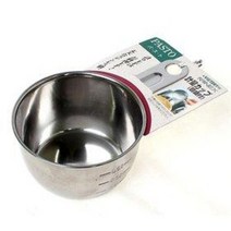 PASTO 손잡이 스텐계량컵 150ml (눈금컵 베이킹 제과제빵 요리실습 계량기)