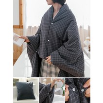입는 담요 두꺼운 모포 집순이 이불 먼지없는 극세사 블랭킷 모포 날다람쥐 담요 후드 전신으로 입을 수 있는 담요 사무실 낮잠 담요 망토 숄 케이프 담요 겨울 두꺼운 담요