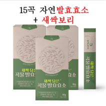 탄수화물 분해효소 지방 분해 발효효소 15곡물 새싹보리 분말 가루 아밀라아제 프로테아제 친환경 소화 효소제 스틱, 3박스(90포/3개월분)