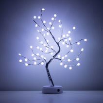 이코노미쿠스 LED 무선 감성 나무 침대 간접 조명 전등 수면등 무드등 크리스마스, 눈꽃 (snow)