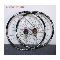 카본휠셋 bucklos bike wheelset 26 27.5 29 인치 산악 자전거 휠 qr ta 카본 허브 전면 후면 mtb 휠 세트 자전거 부품, 하얀