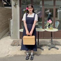 [제작] [리얼핏]카른 린넨 뷔스티에 롱 원피스 69848 빅사이즈 여성의류