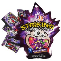 스트라이킹 팝핑 캔디 블루베리맛 15g (1.5g X 10개입), 2개