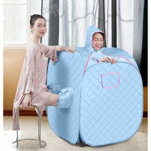 가정용찜질방 한증막 접이식 습식 전신 사우나 이동식, J