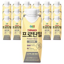 그린비아 프로틴밀 검은참깨, 250ml, 18개