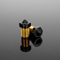 초정밀 Torlipy-V6 PTFE 코팅 노즐 브러싱 방지 3D 프린터 1.75mm 필라멘트 J 헤드 프린트 PETG 논 스틱, 05 0.5mm_01 2pcs